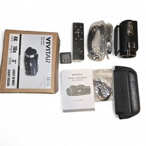 Vivitar 4K Digital Camcorder DVR4K - Black